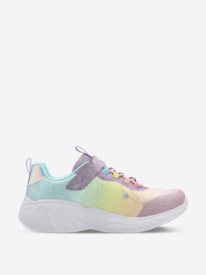 фото Кроссовки для девочек skechers unicorn dreams, мультицвет