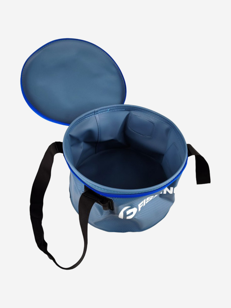 Ведро для прикормки с крышкой EVA F-FISHING 30х18см