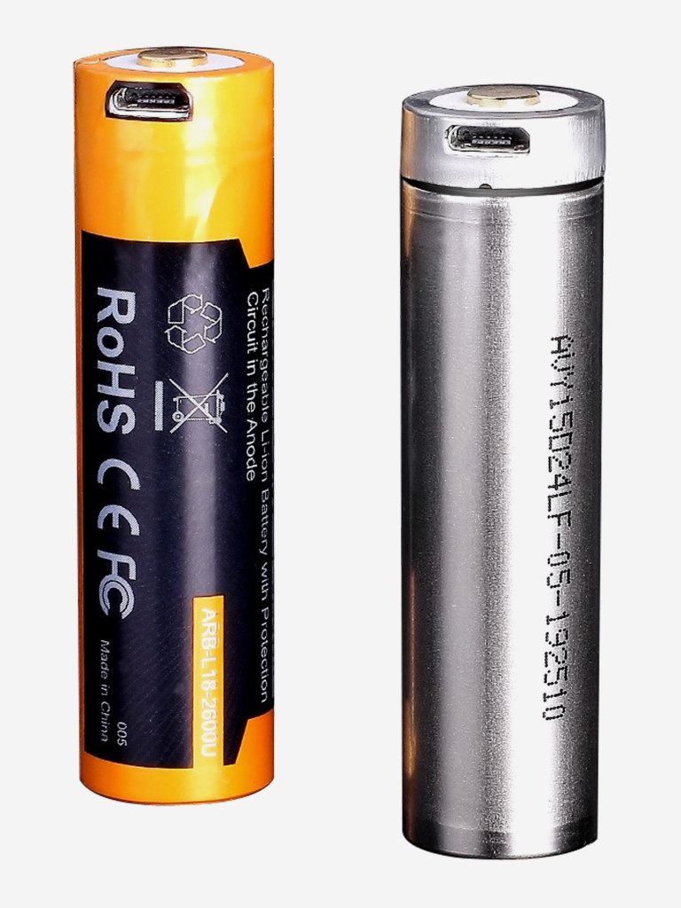 Аккумулятор Fenix, 18650 ARB-L18 3500U мАч, с разъемом для USB