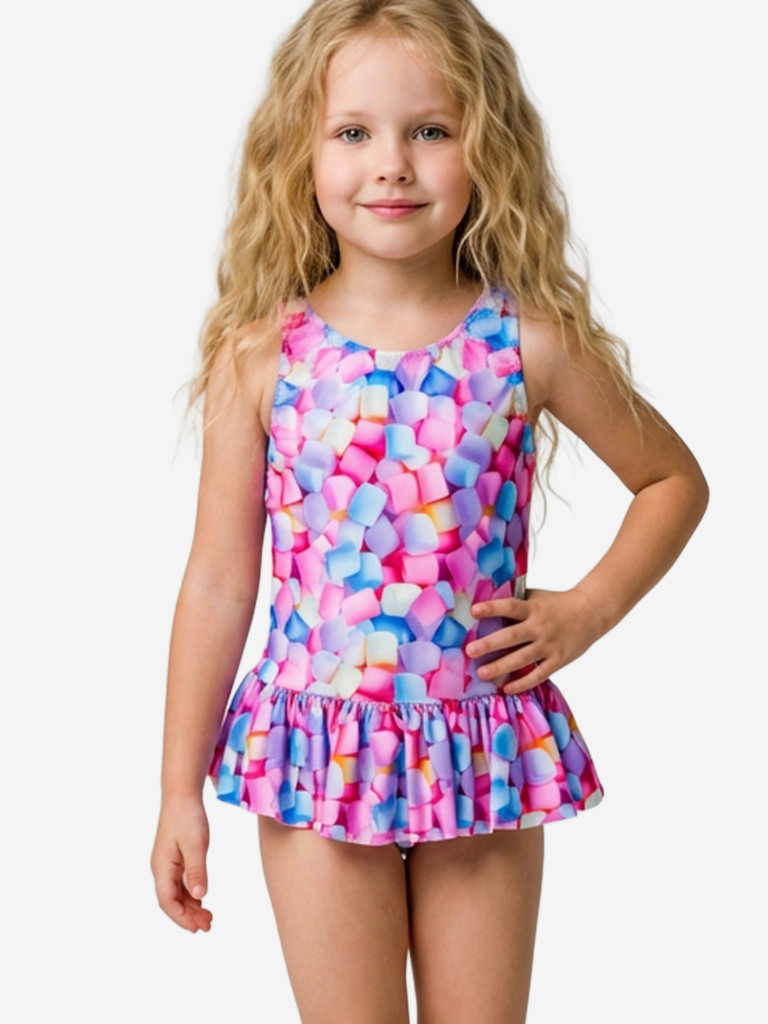 Купальник слитный для девочек PlayToday