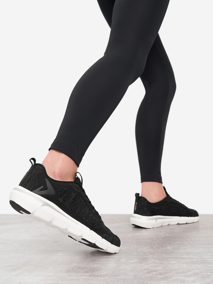 фото Кроссовки женские demix burn knit, черный
