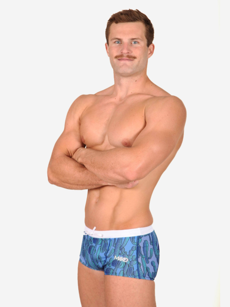 Плавки мужские Mako Summer Shorty Blue Cactus