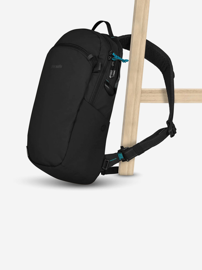 Сумка слинг антивор Pacsafe ECO 12L sling backpack, черный ECONYL, 12 л.