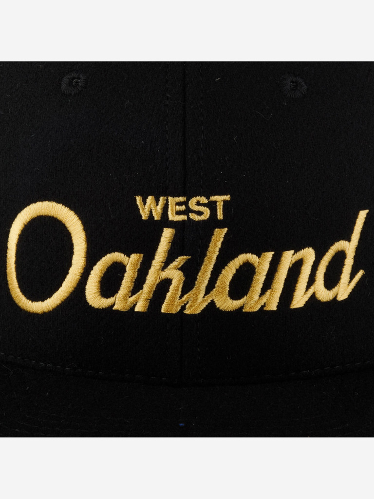 Бейсболка с прямым козырьком HOOD 100-MWL001-CA062-BK West Oakland (черный)