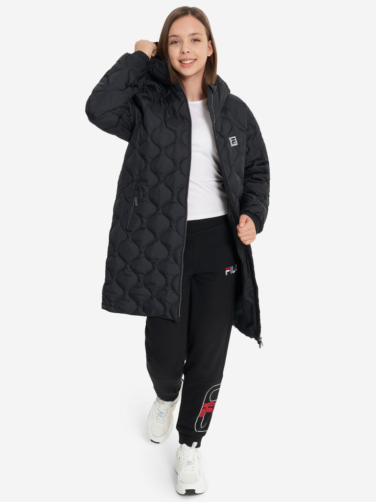 Пальто утепленное для девочек FILA