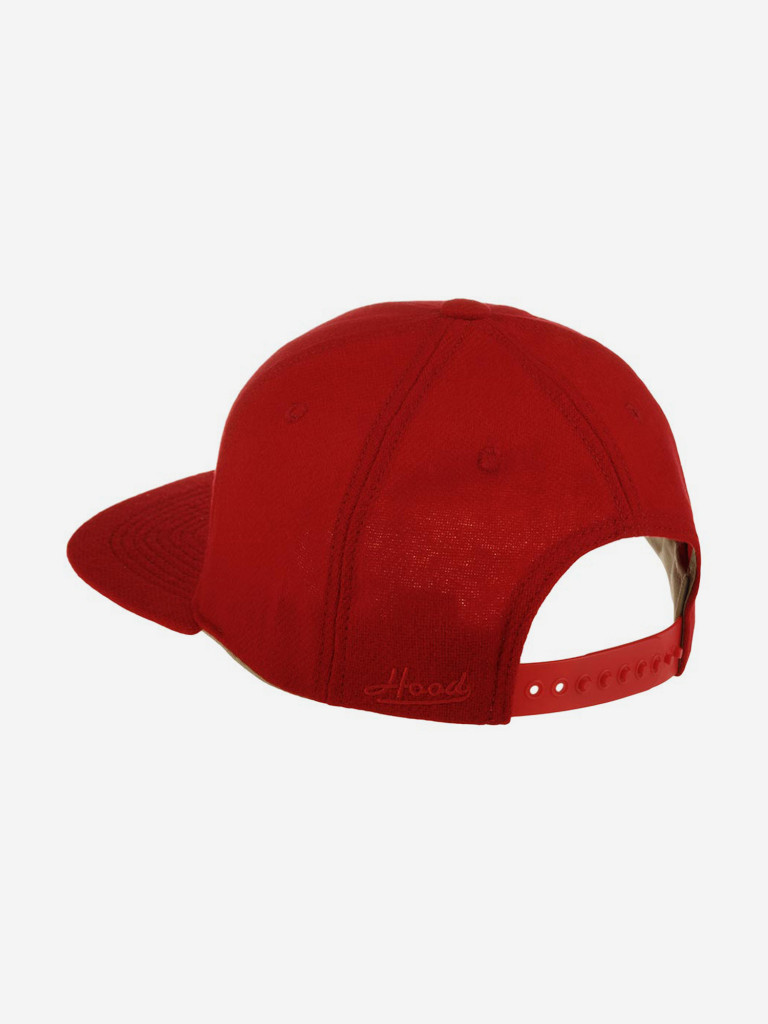 Бейсболка с прямым козырьком HOOD 100-MWL003-NY046-CM Spread Love III (красный)