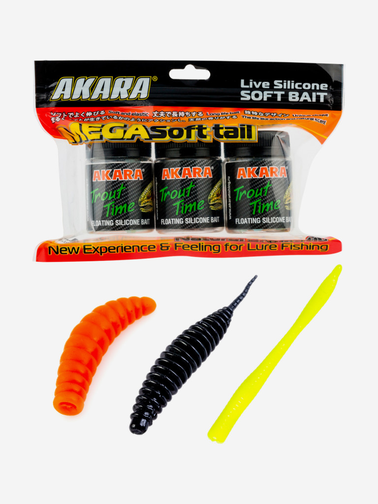 Силикон. приманка Akara Trout Time MIX