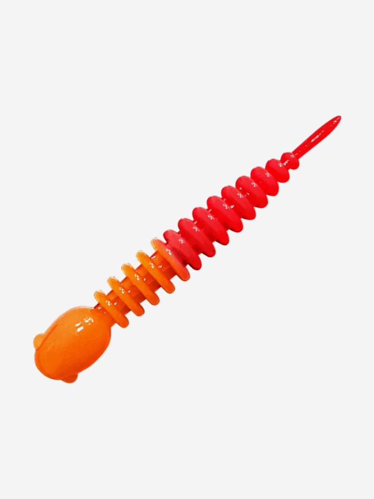 Силикон TROUT LURE (SANSAN) в банке, GOLOVASTIK 65, СЫР, COL. 23 (Orange-Red), (12шт)