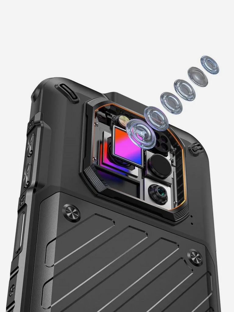 Смартфон RugOne Xever 7 Pro 12+512 Black, 6.67“, FHD+, MTK 7025, And15, 50+64+50, 32MP, ThermoVue, IP69K, 5550mAh
