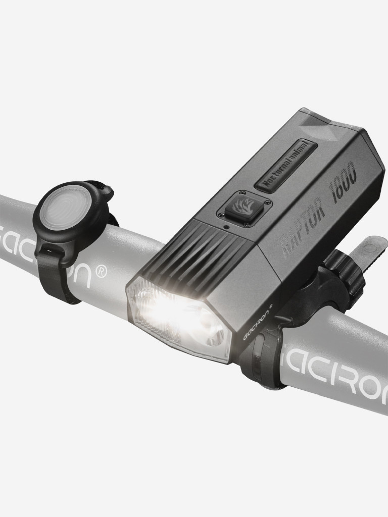 Велосипедный фонарь GACIRON Raptor-1800, цвет черный