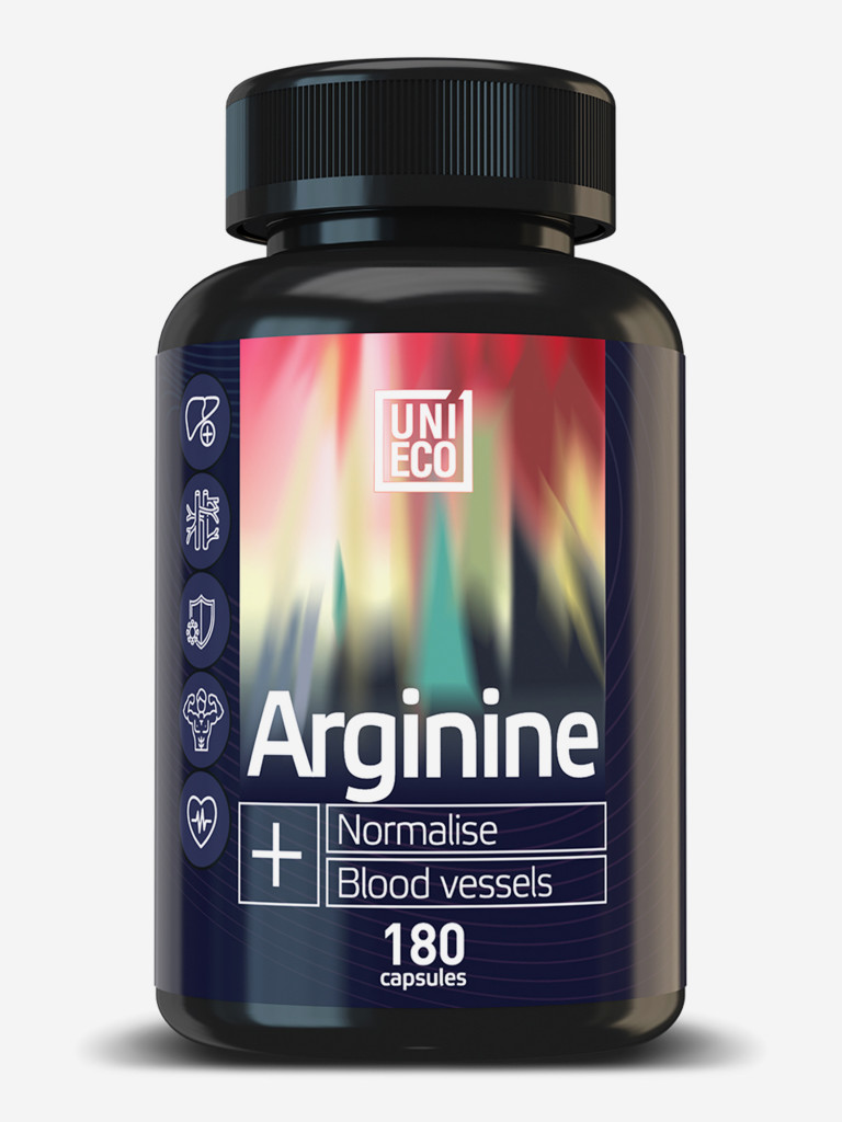 L- Аргинин витамины 400 мг 180 капсул аминокислота для роста мышц