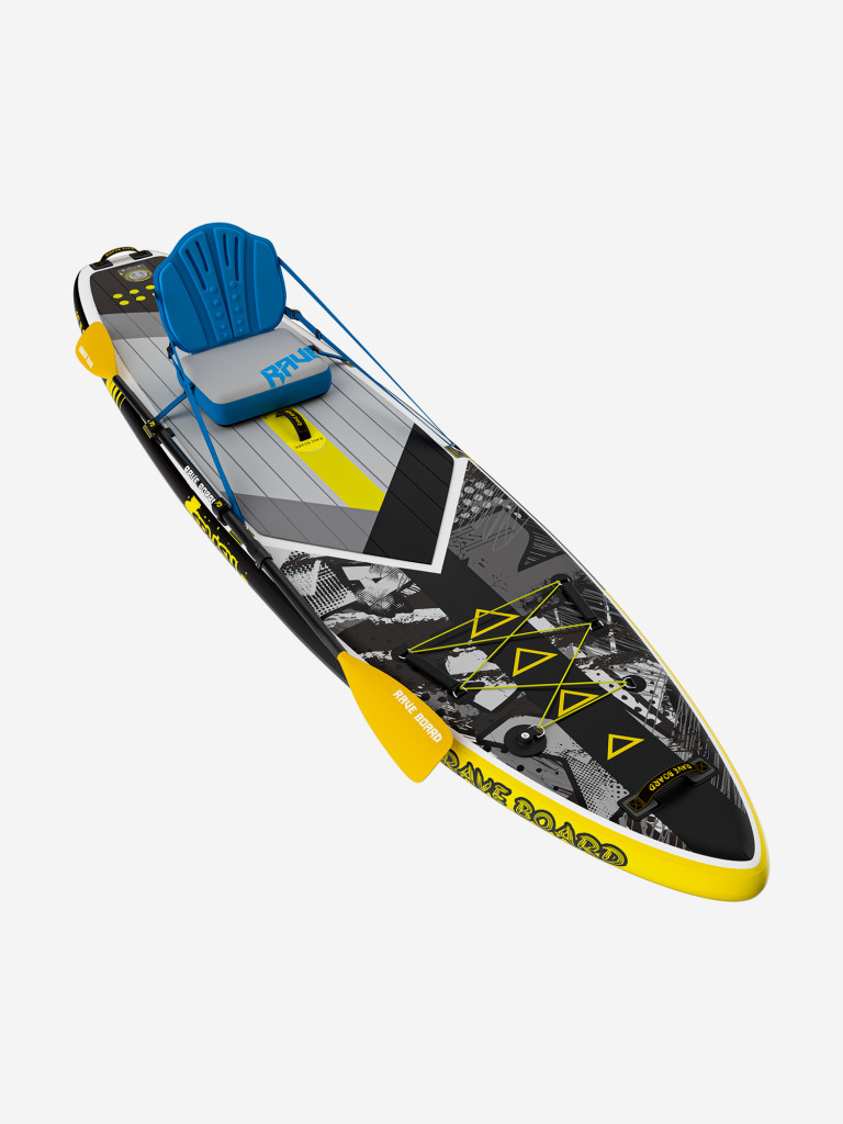 Надувной сапборд Rave Board RB01a Splash (335*83*15) с сидушкой и двойным веслом