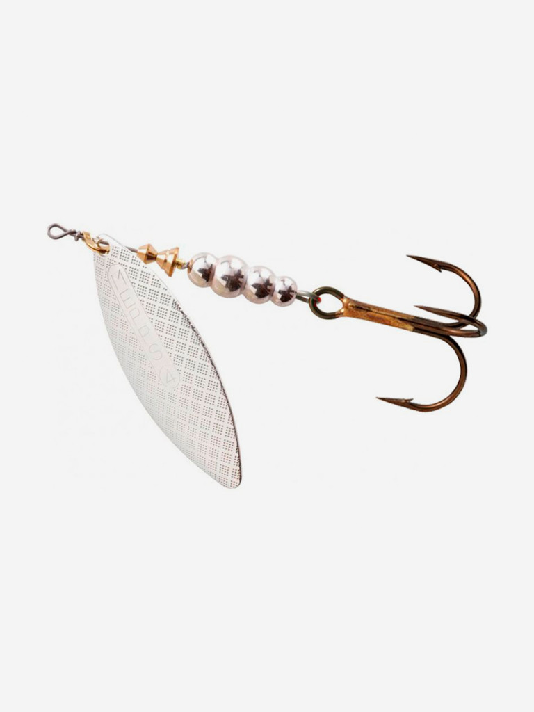 Блесна для рыбалки вертушка Mepps AGLIA LONG 4, SILVER, 1 штука