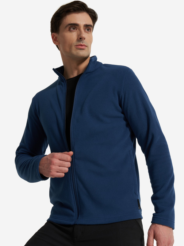 Джемпер флисовый мужской Outventure арт. 134225 синий цвет — купить за 1599 руб., отзывы в интернет-магазине Спортмастер