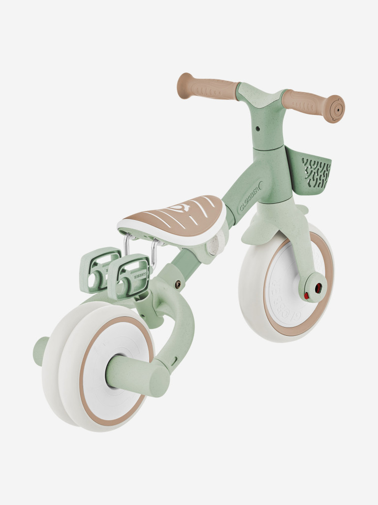 Трехколесный велосипед-беговел Globber LEARNING TRIKE 3в1 PLUS ECOLOGIC