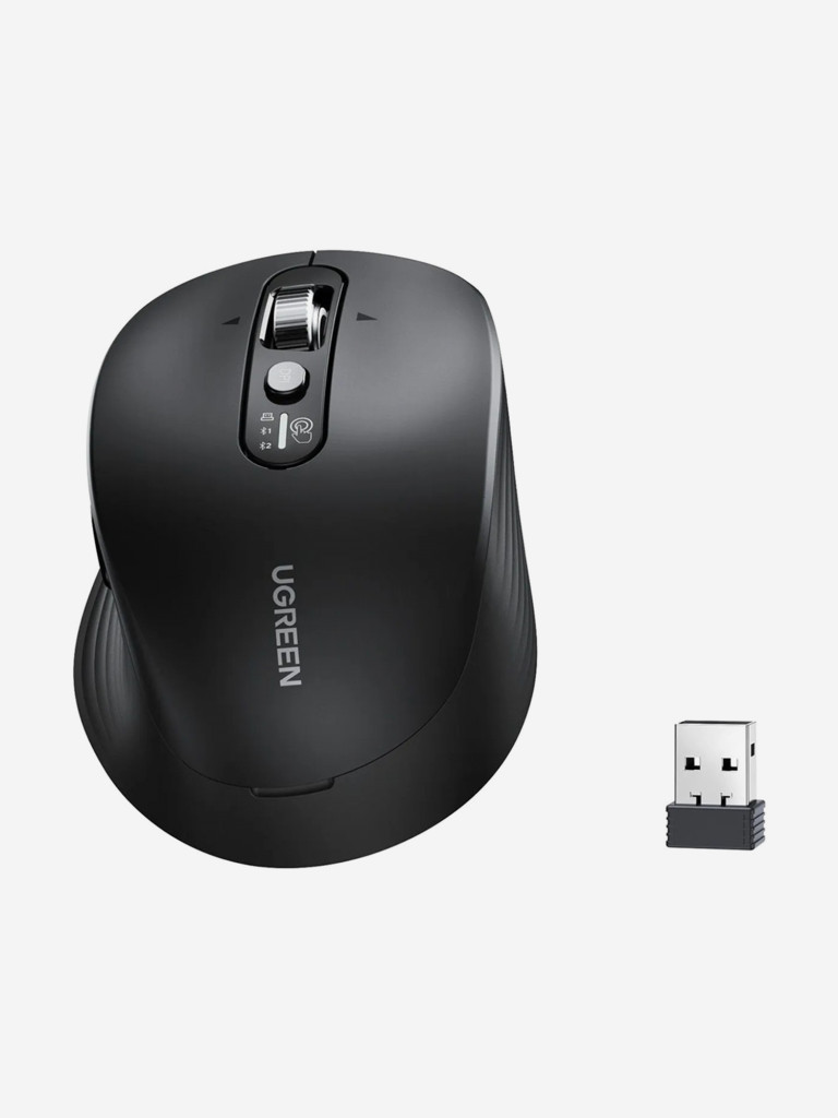 Беспроводная компьютерная мышка UGREEN M752 (75498) Multi-mode Wireless Mouse BT/2.4GHz