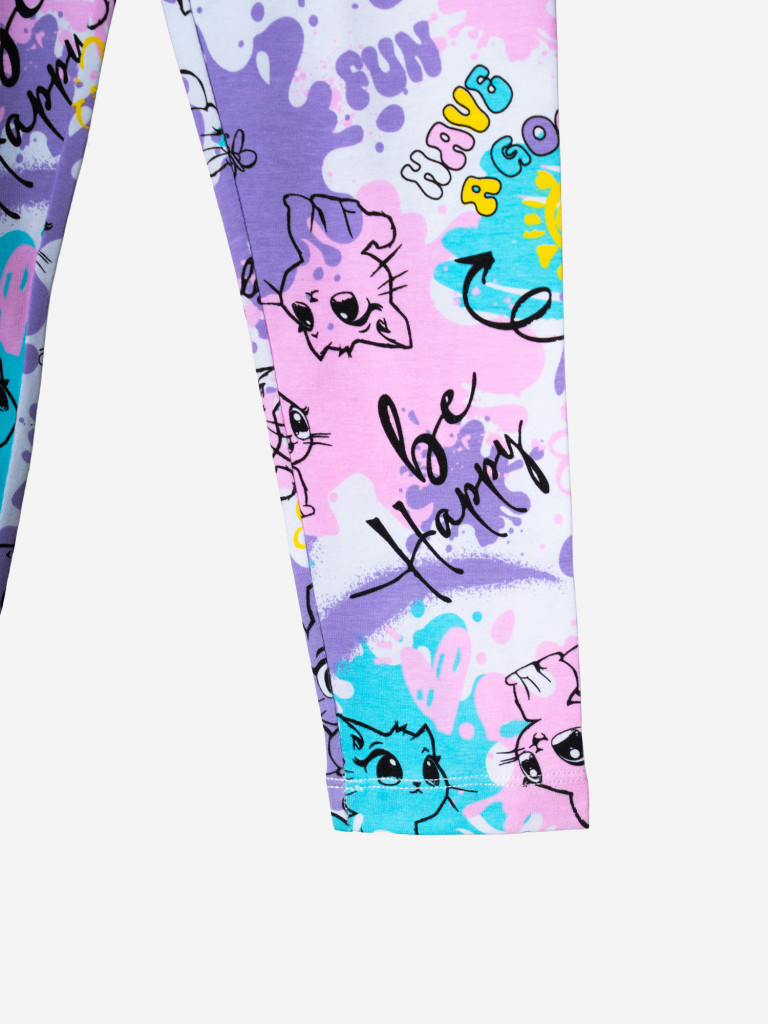 Легинсы для девочек, 2 пары в комплекте PlayToday