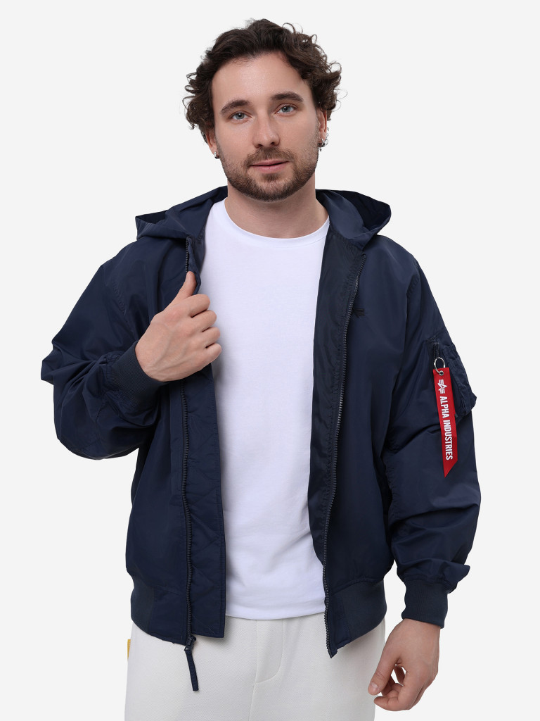 Ветровка мужская Logo L-2B Hooded Hunter Alpha Industries