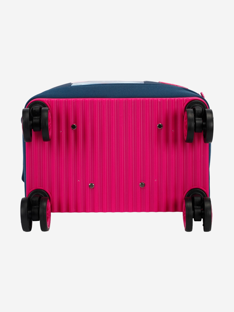 Чемодан детский BEYOND TIME D15 Девочка с сердечком синий