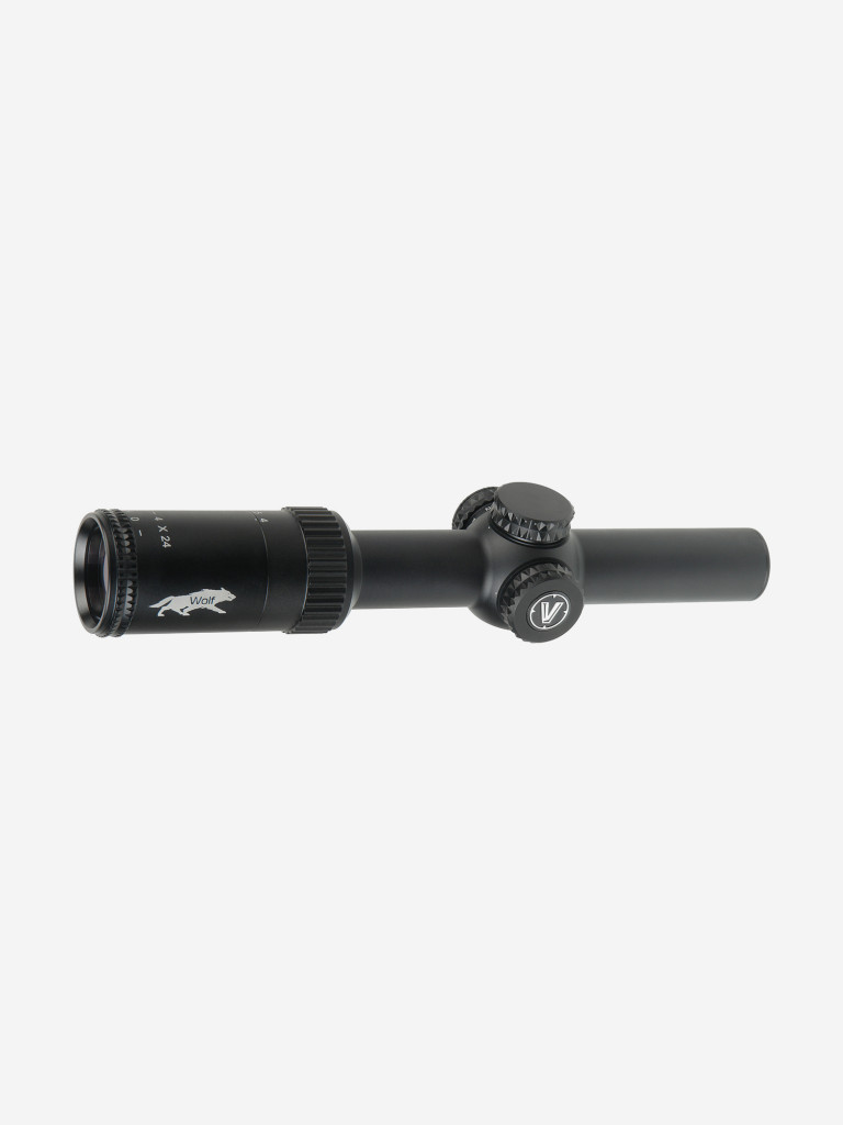 Прицел оптический Veber Wolf 1-4х24 GB FD07 Загонник