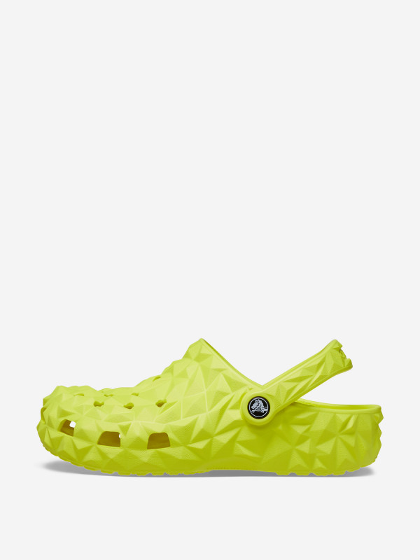 Сабо мужские Crocs Classic Geometric Clog салатовый цвет — купить за 5699 руб., отзывы в интернет-магазине Спортмастер