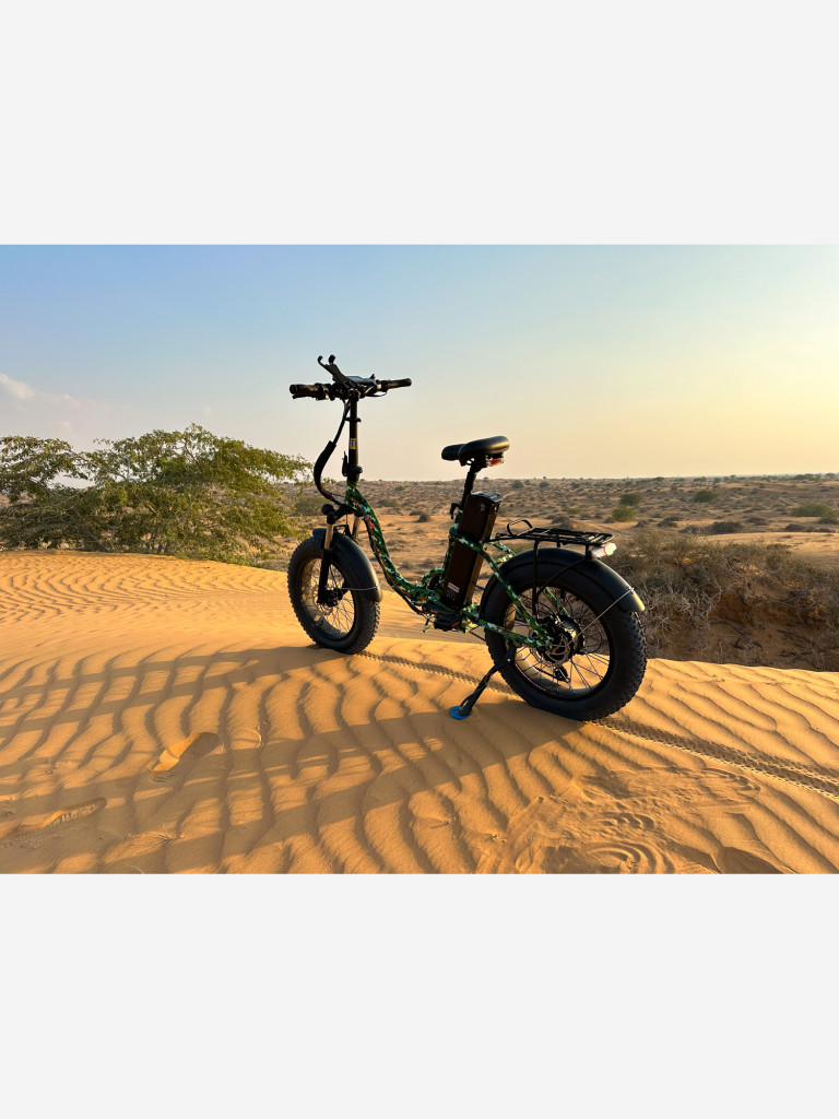 Электровелосипед OxyVolt "Low Fat Ranger" 750Вт, 48В, 20Ач, гидравлика, фэтбайк, складной, 20 дюймов, графит