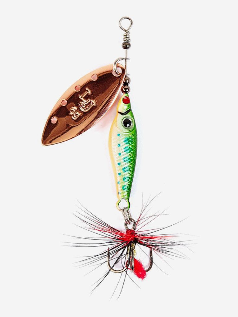 Блесна вращающаяся Lucky John TRIAN BLADE LONG вес 9 г