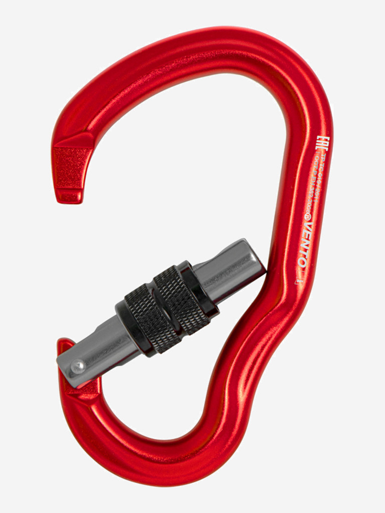 Карабин «Гусь» с резьбовой муфтой цвет красный