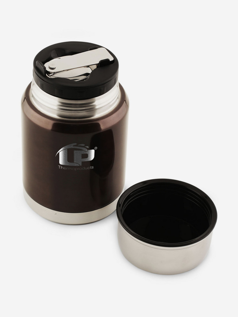 Термос для еды LP Thermoproducts Daily 0.5 л, с ложкой, коричневый