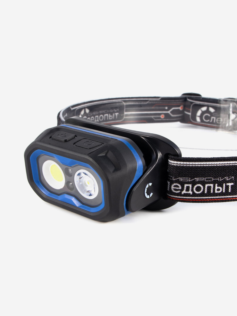 Фонарь налобный Сибирский Следопыт - Narvi, 1 Led+1 Сob, аккумулятор 220В.