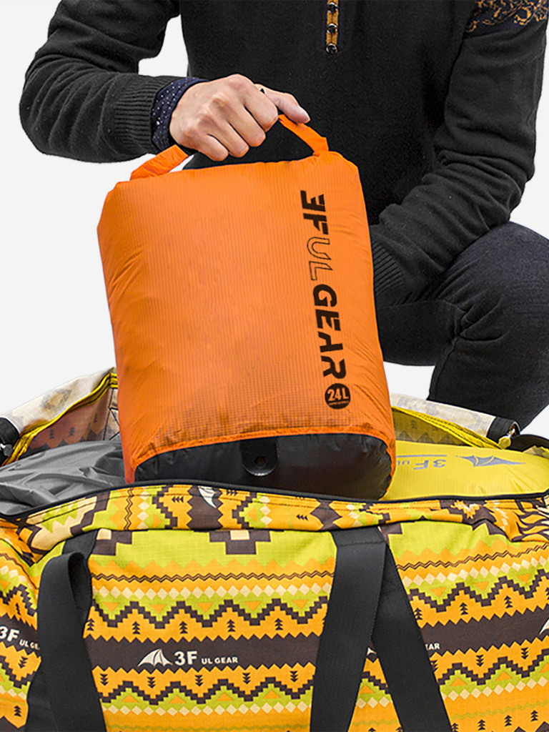 Гермомешок 3F UL GEAR, нейлон, 24 литра, оранжевый