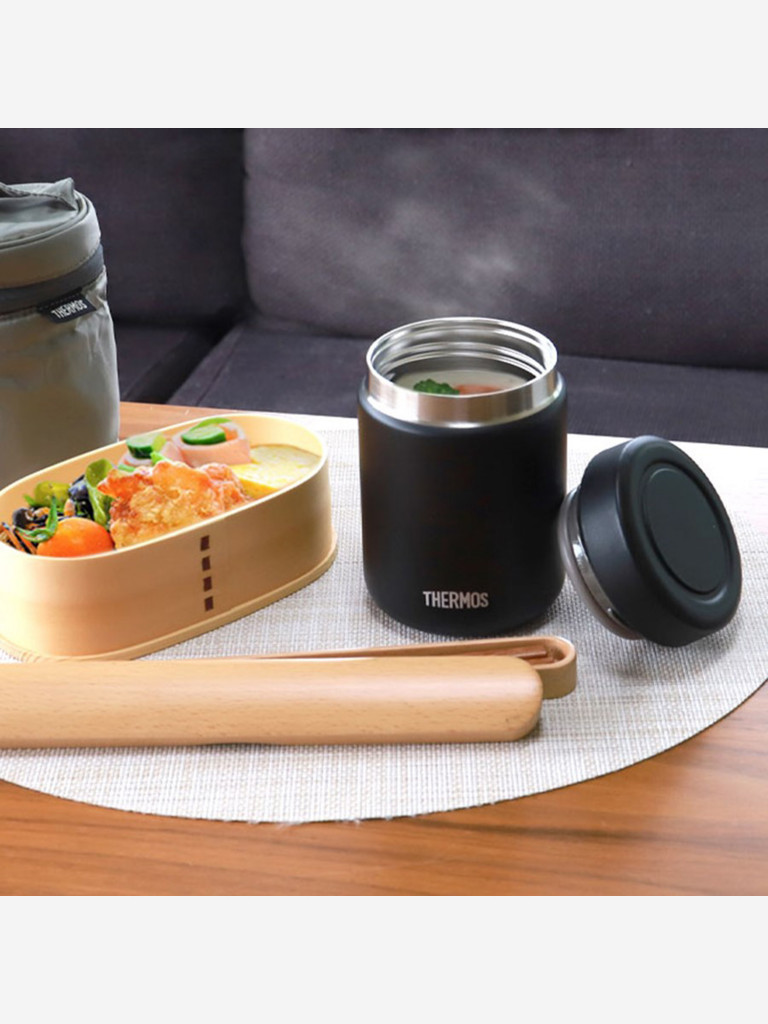 Термос для еды 500 мл THERMOS JBR-501 чёрный