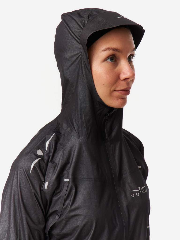 Куртка мембранная женская UGLOW, черный серебристый