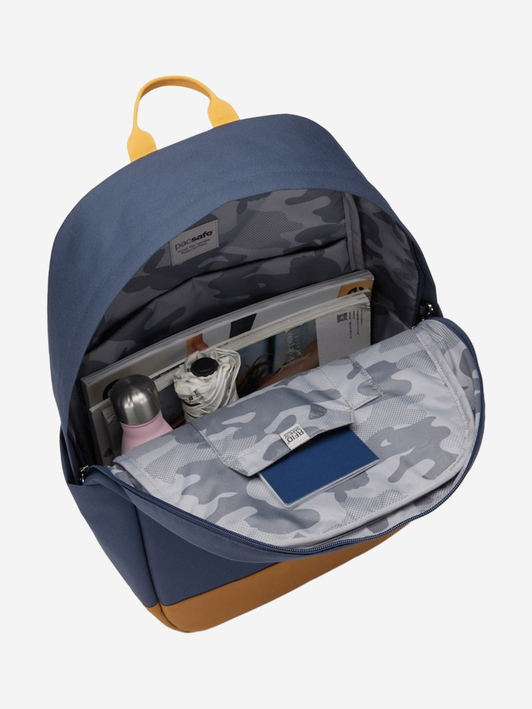 Рюкзак антивор Pacsafe GO 25, темно-синий, 25 л.