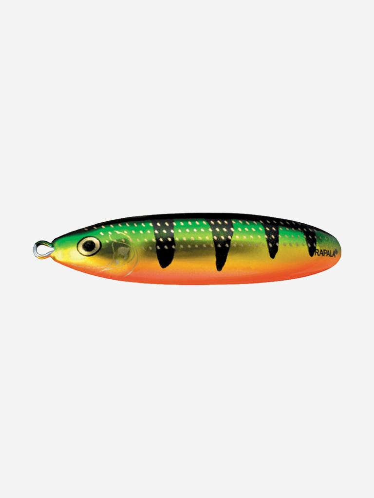 Блесна для рыбалки колеблющаяся RAPALA Minnow Spoon, 10см, 32гр /FLP (незацепляйка)