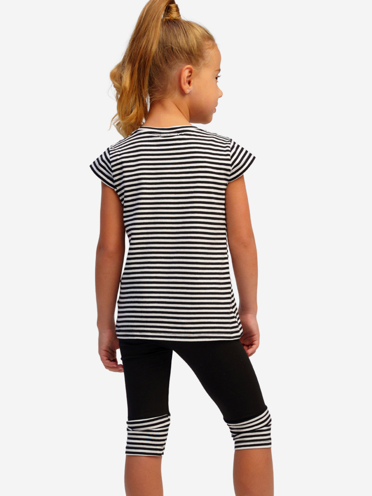 Комплект для девочек: легинсы укороченные, футболка PlayToday