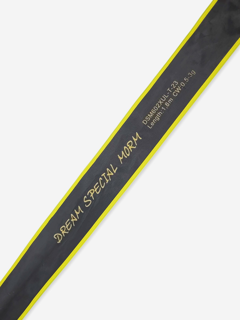 Спиннинг для рыбалки Fish Crystal DREAM SPECIAL MORM DSM602XUL-S-21, монолитная вершинка, 1.80м 0.5-2.0гр, 2 секц.