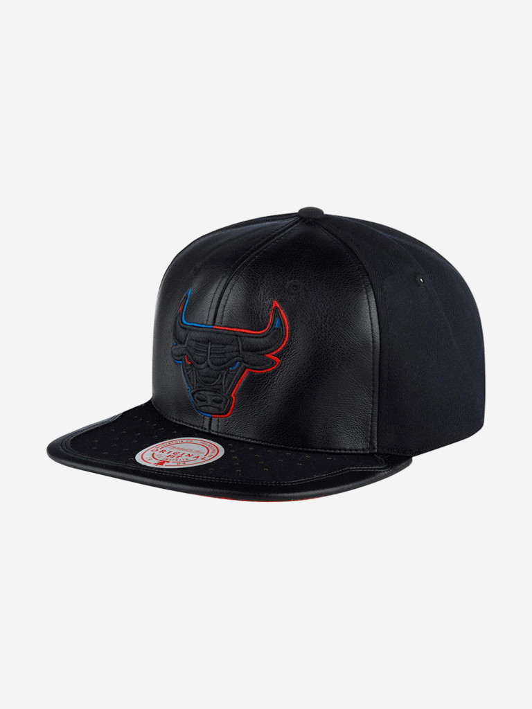 Бейсболка с прямым козырьком MITCHELL NESS 6HSSMM19227-CBUBLCK Chicago Bulls NBA (черный)