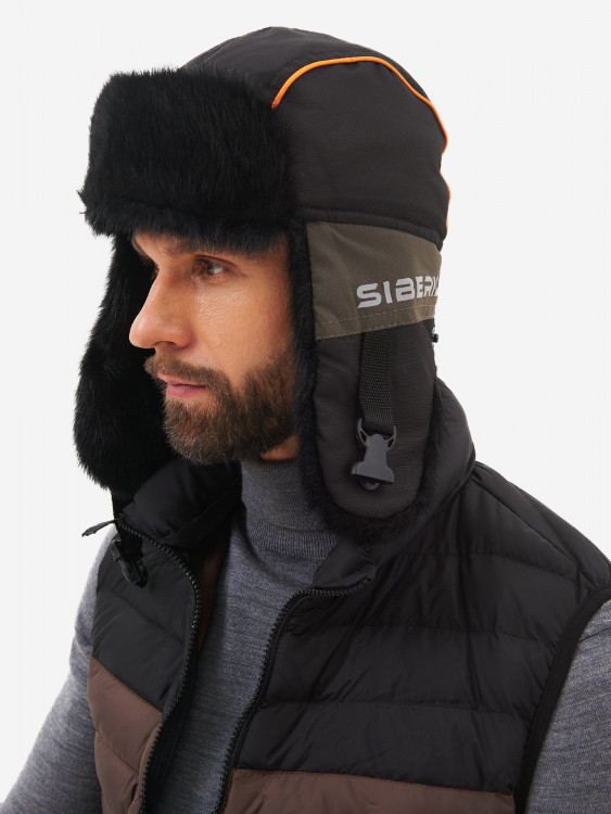 Шапка-ушанка зимняя мужская Huntsman Siberia Breathable меховая мембранная
