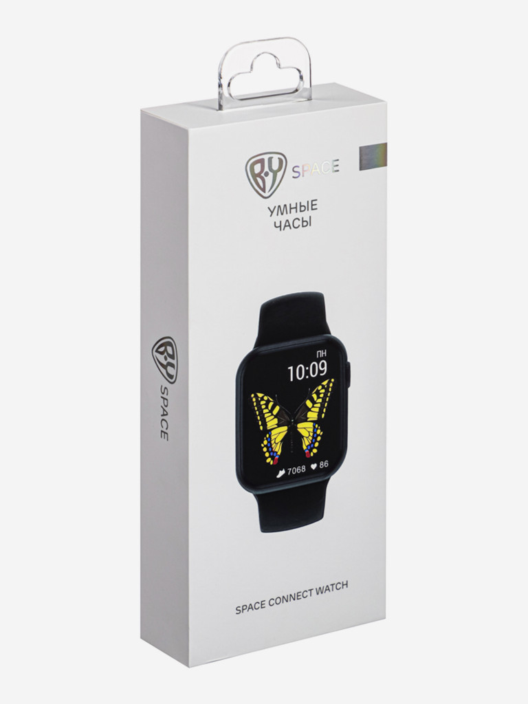BY Умные часы Space Connect watch, 390x435 LCD, IP66, BT5.0, 280мАч