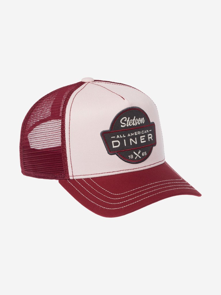 Бейсболка с сеточкой STETSON 7741159 TRUCKER CAP ALL AMERICAN DINER