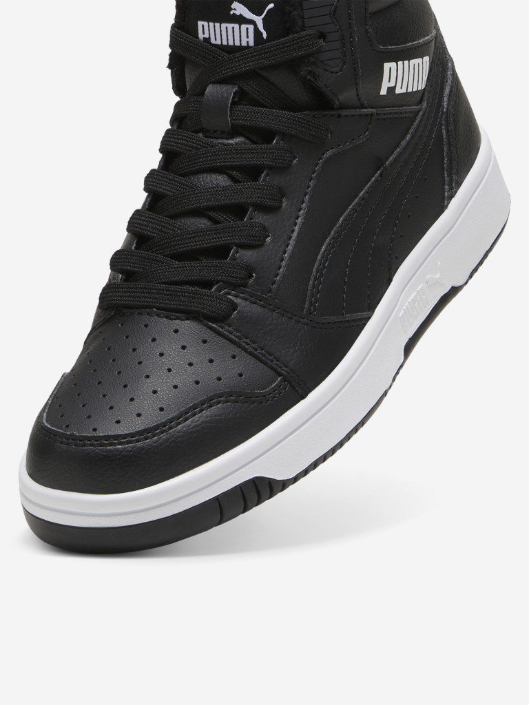 Кеды утепленные для мальчиков PUMA Rebound V6 Mid WTR Jr