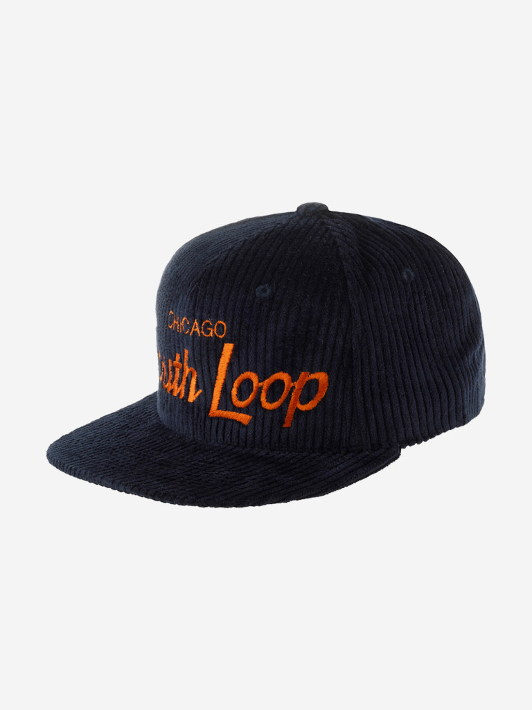 Бейсболка с прямым козырьком HOOD 103-SWC001-IL001-NY South Loop Cord (синий)