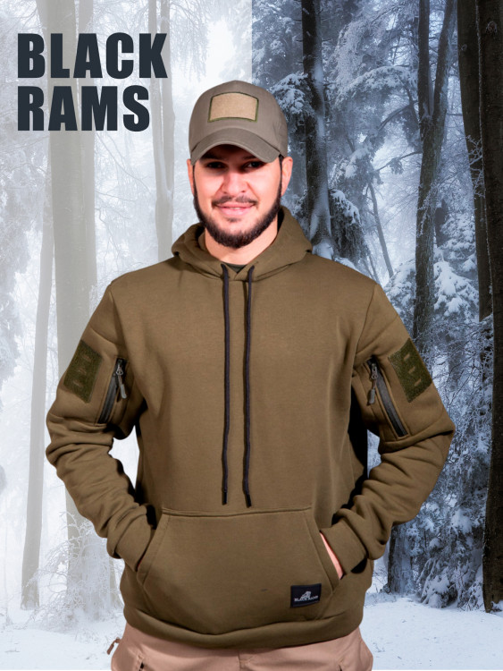 Худи для охоты и рыбалк Black Rams HBT-001 Хаки