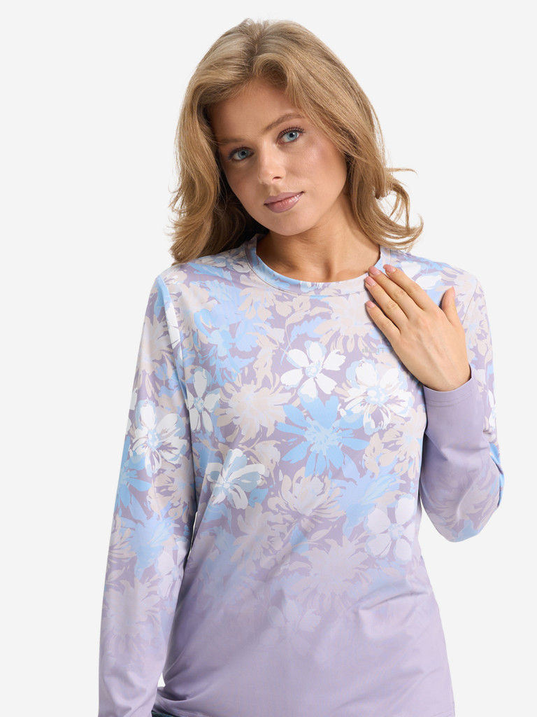Лонгслив женский CityWild Salento для рыбалки и активного отдыха с защитой от солнца UPF50+, цвет Ash Blossom
