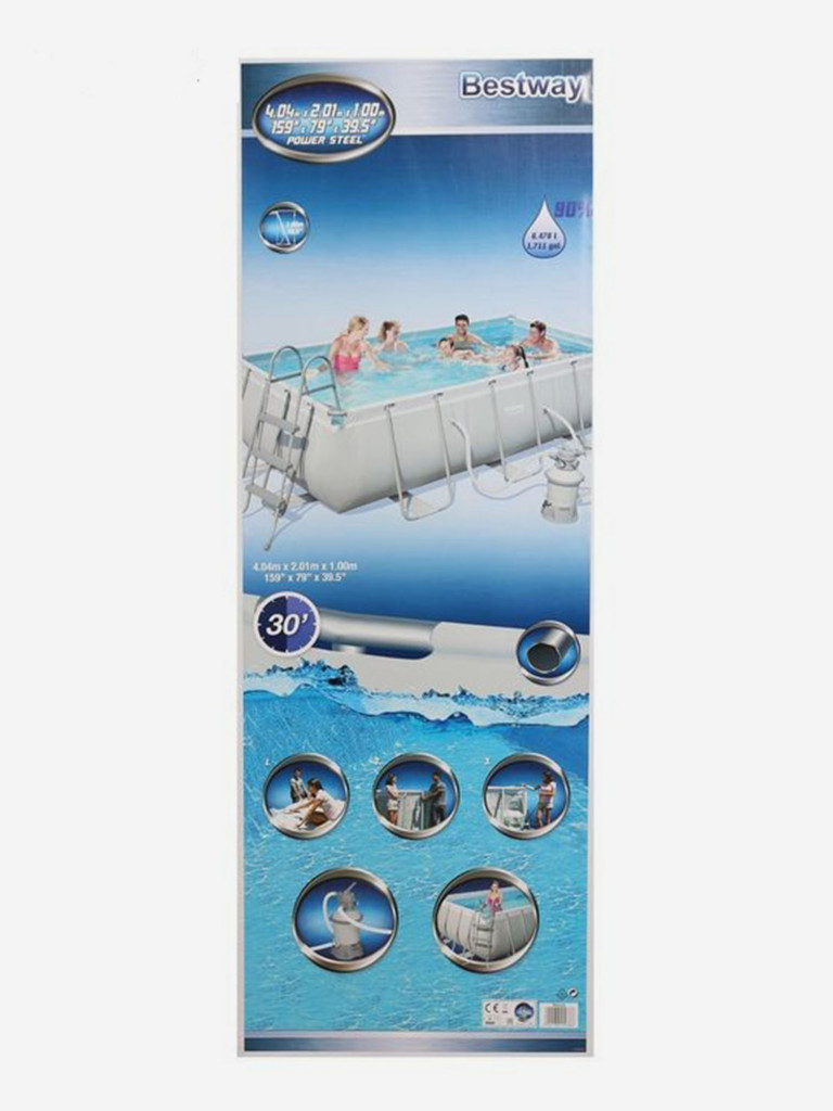 Каркасный бассейн Bestway 56442 (404х201х100см)
