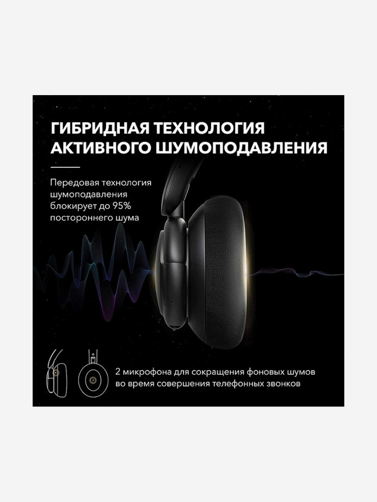 Наушники беспроводные SOUNDCORE Life Tune A3029 черный