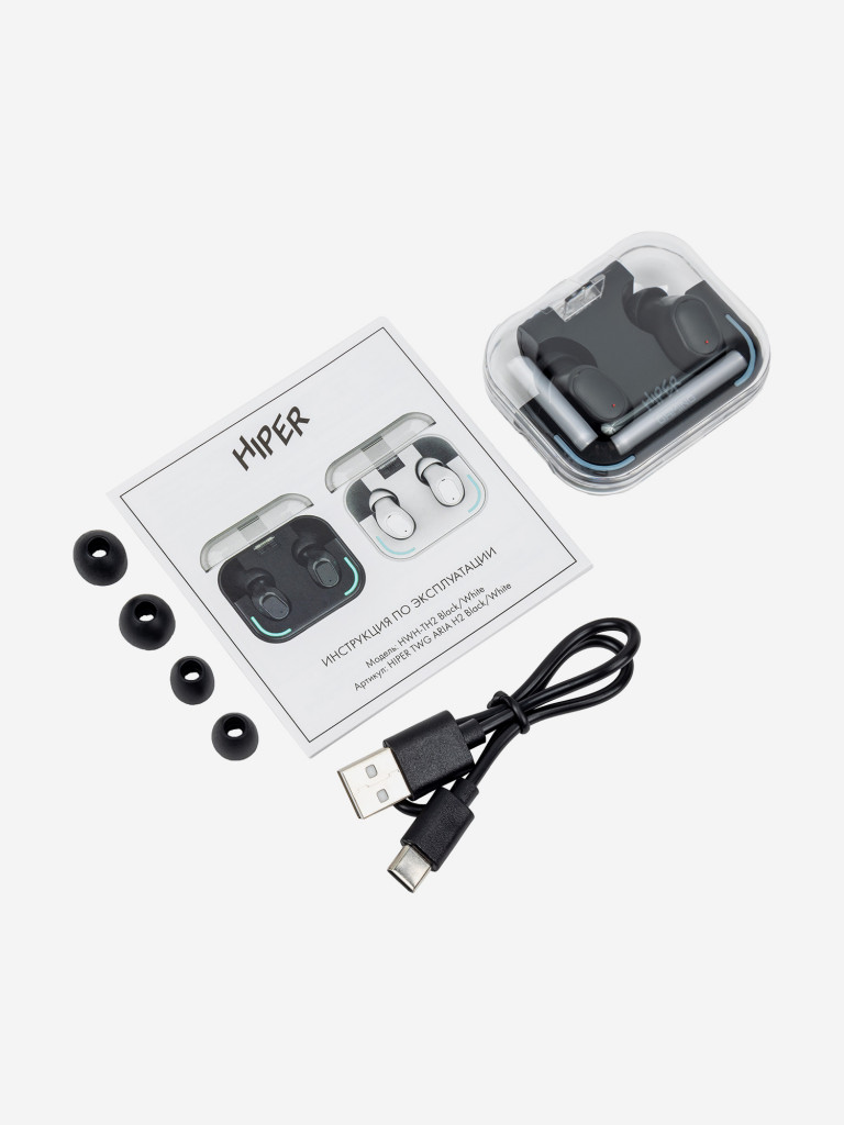 Наушники беспроводные HIPER Aria H2 Black