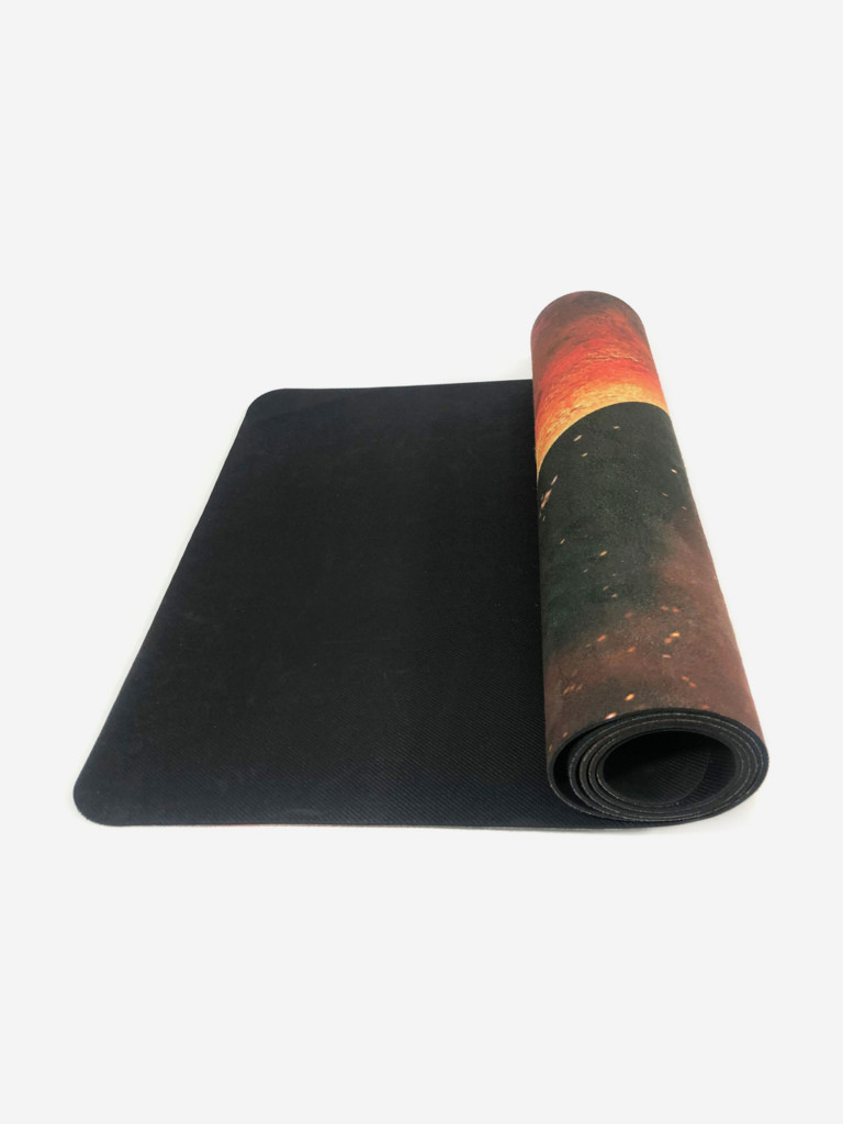 Коврик для йоги, фитнеса и пилатеса Mars Space Collection из микрофибры и каучука, 3,5 мм