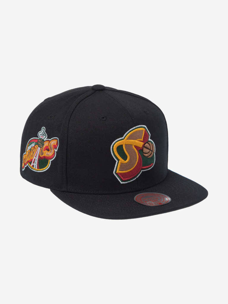 Бейсболка MITCHELL NESS 6HSSSH21210-SSUBLCK Seattle Supersonics NBA